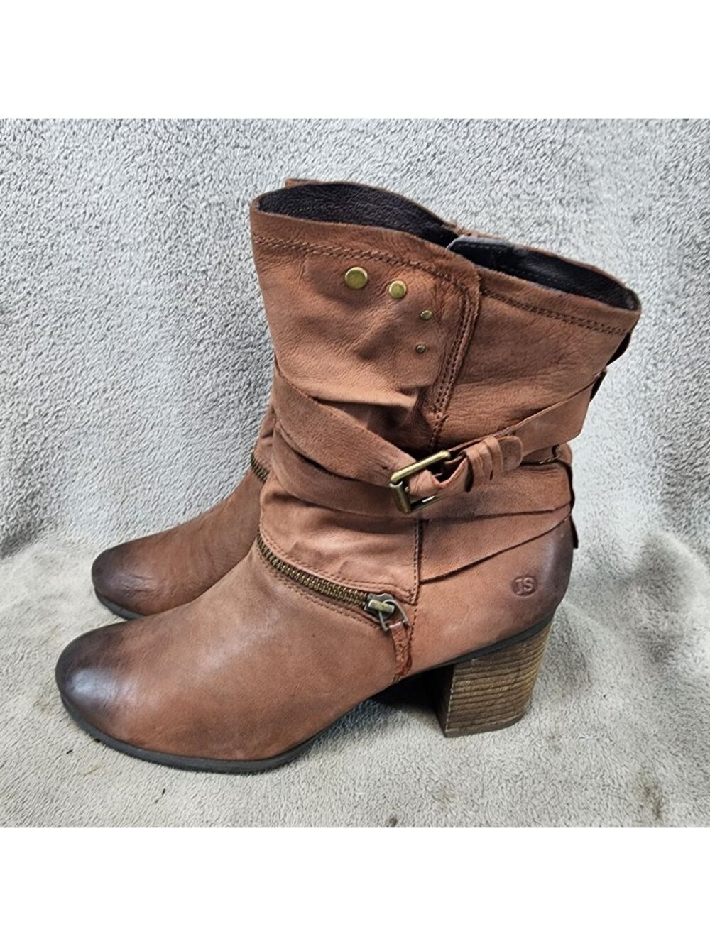 Josef Seibel Shoes Womens Size 8 Brown Leather Britney 06 Boots *Read*